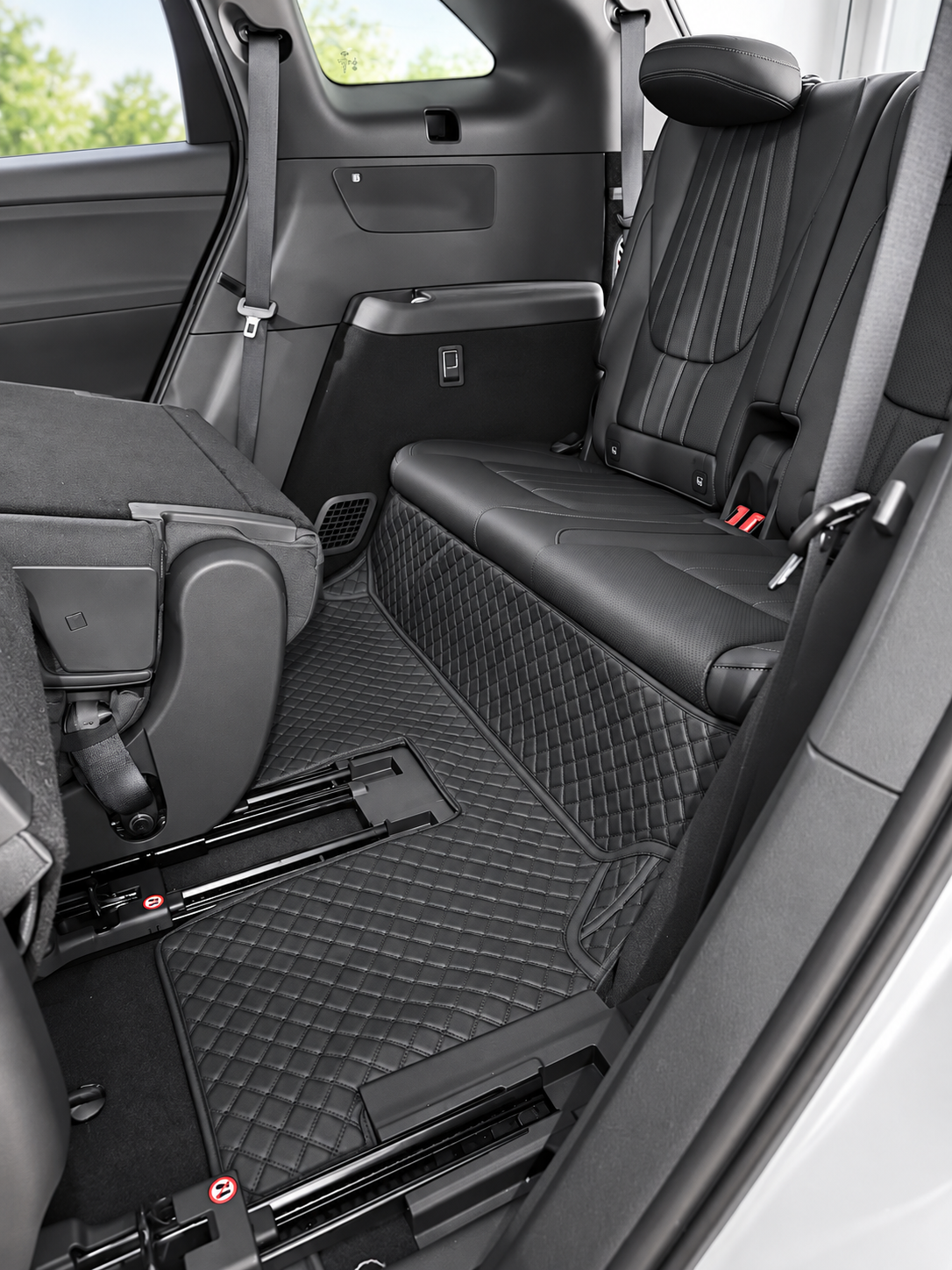 Custom floor mat installation