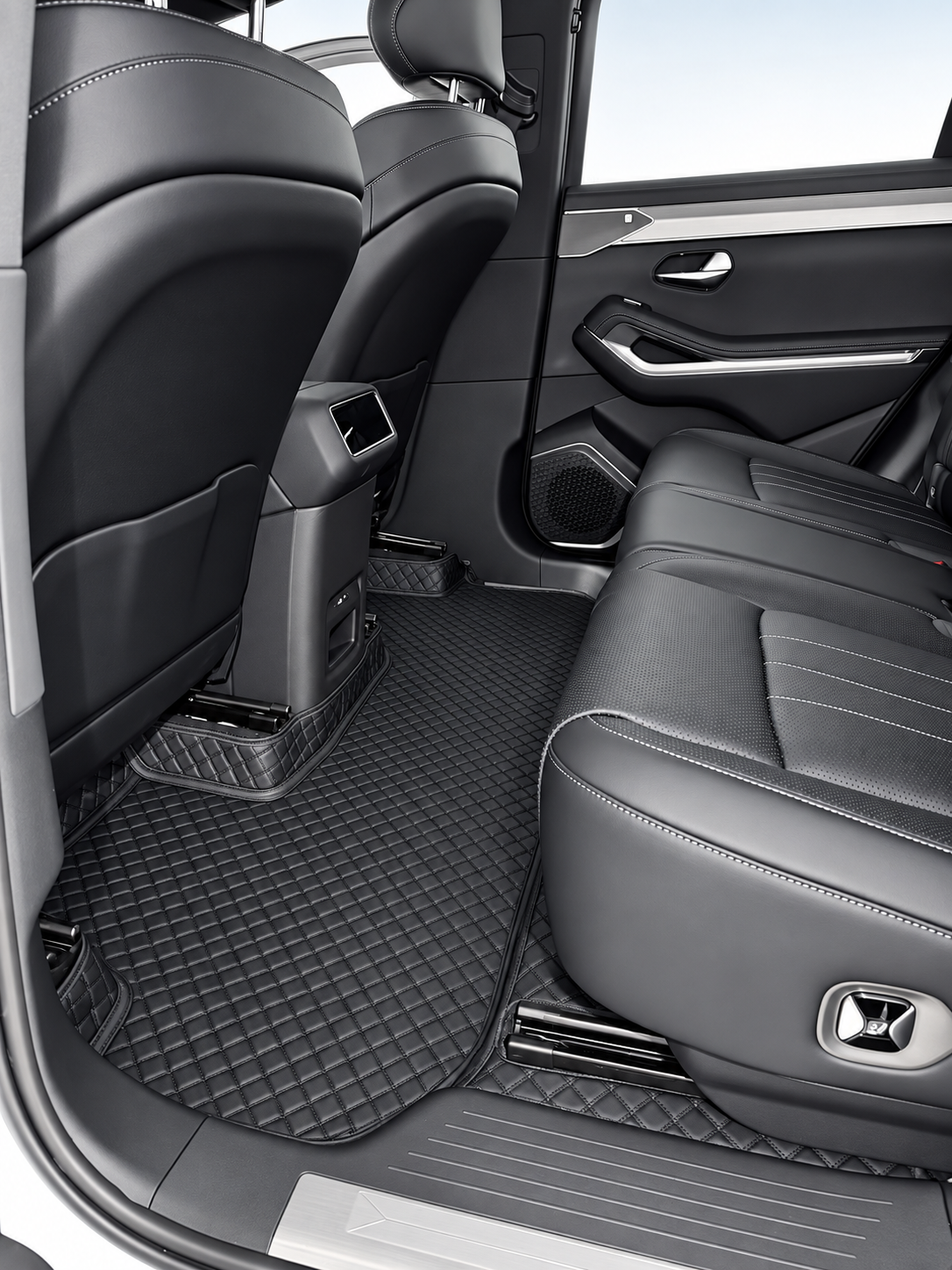Custom floor mat installation