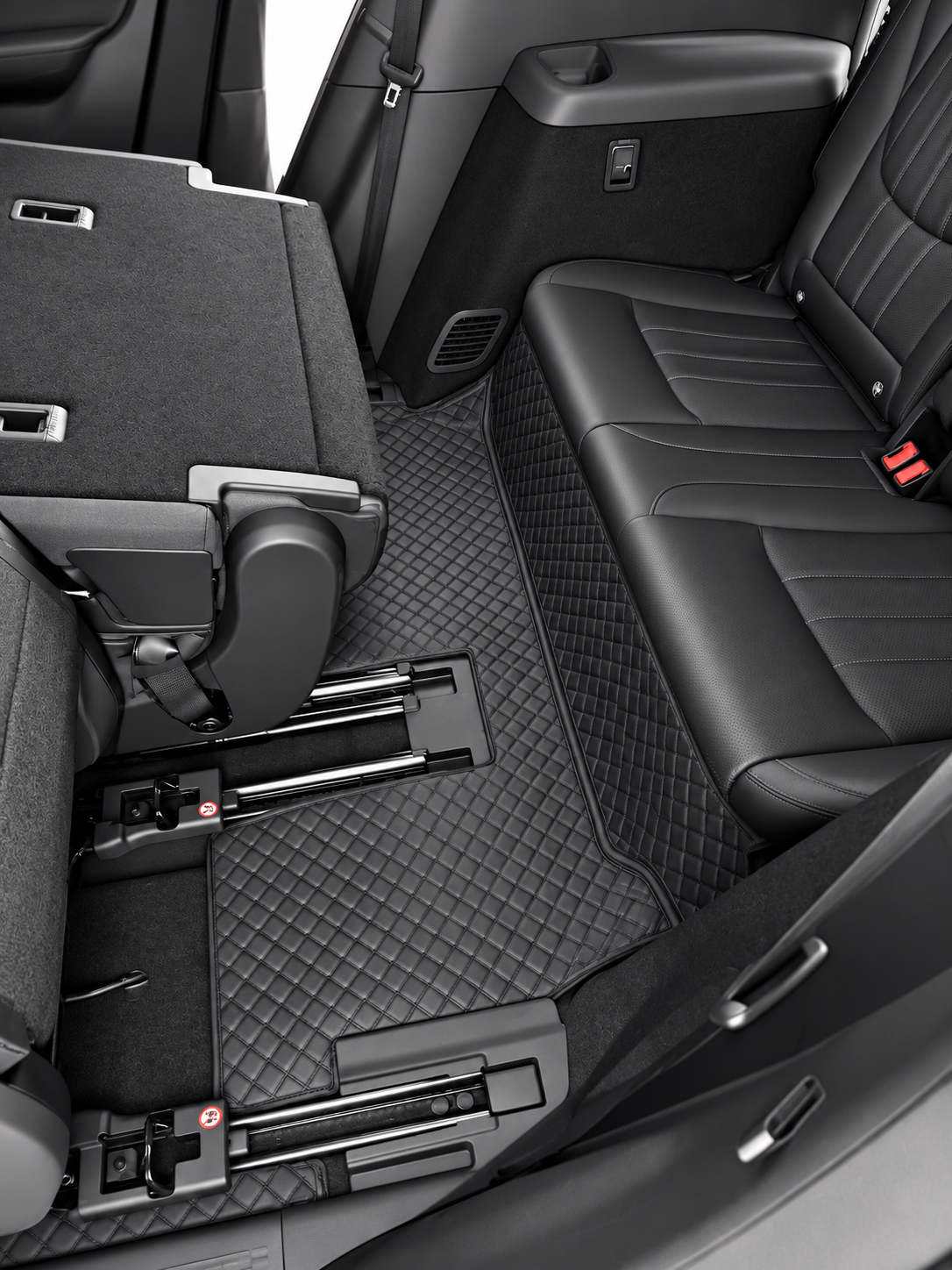 Custom floor mat installation