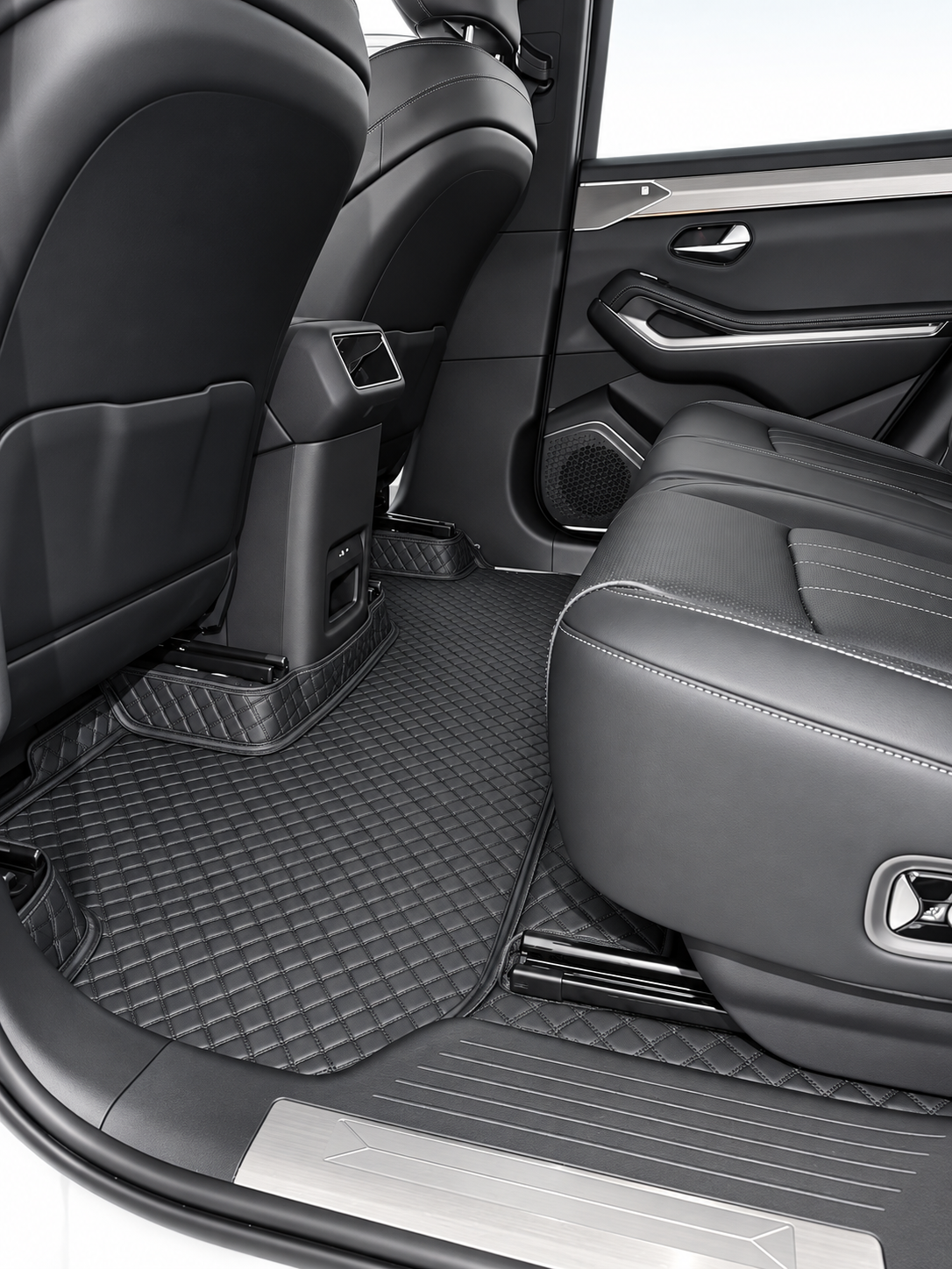 Custom floor mat installation
