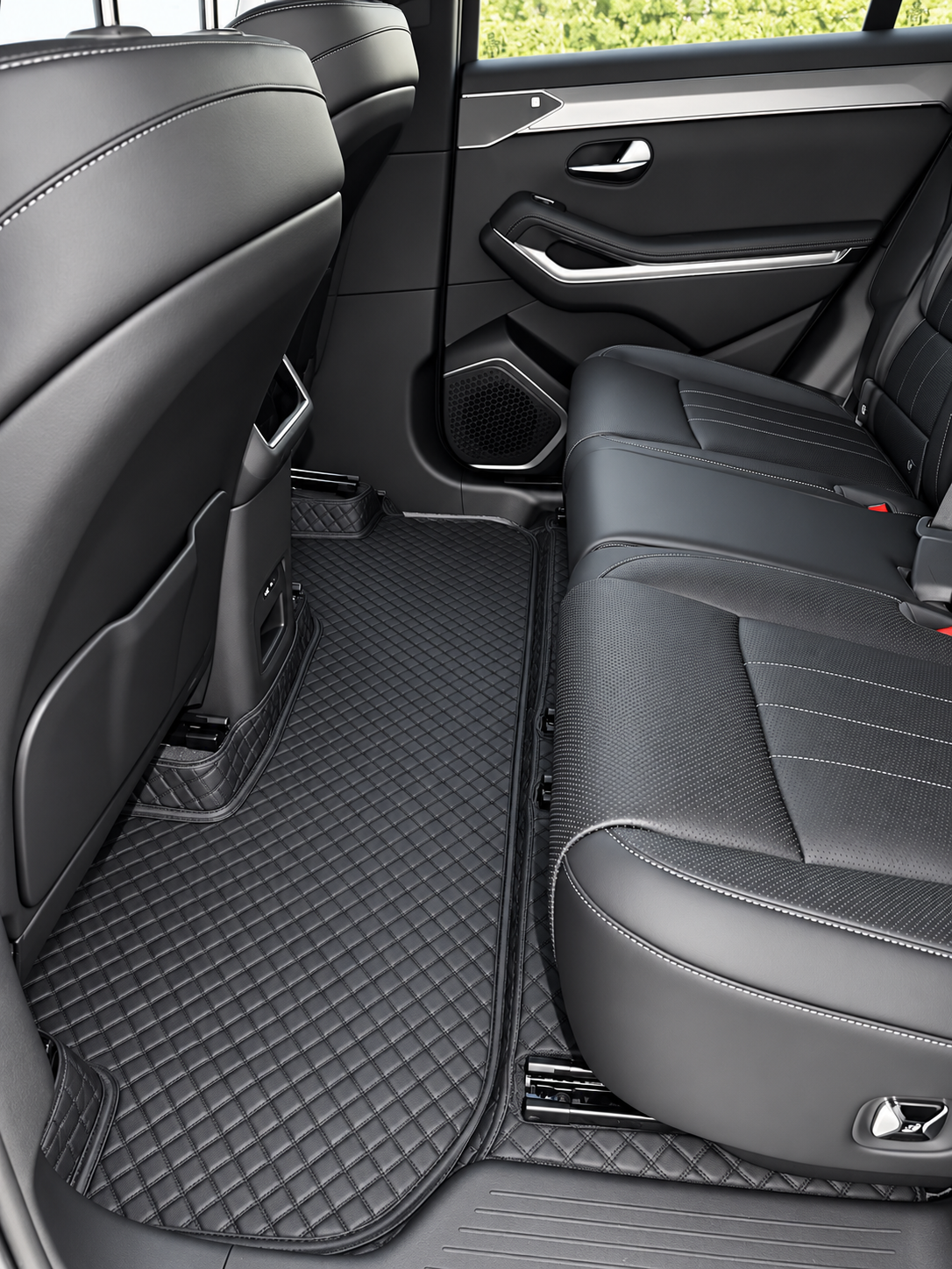 Custom floor mat installation