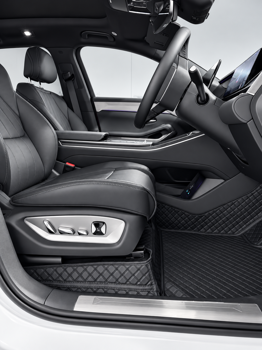 Custom floor mat installation