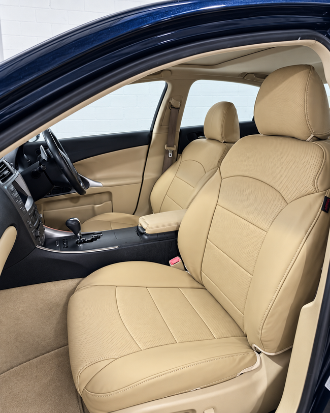 Custom seat cover installation