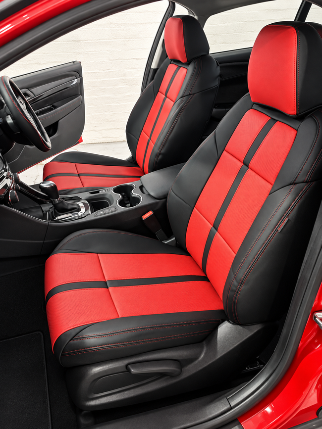 Custom seat cover installation