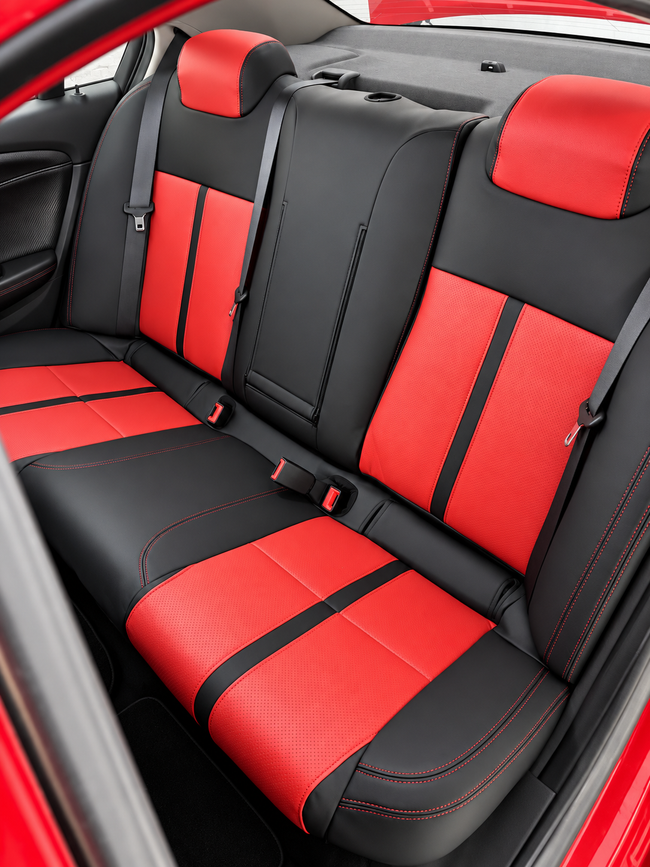 Custom seat cover installation