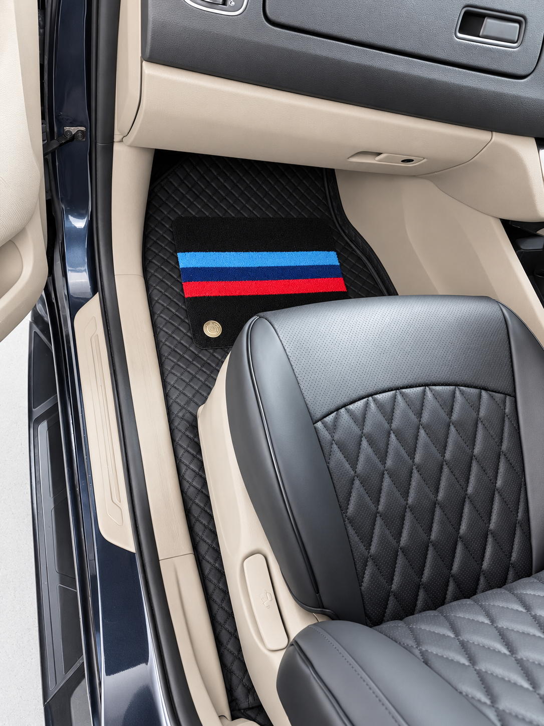 Custom floor mat installation