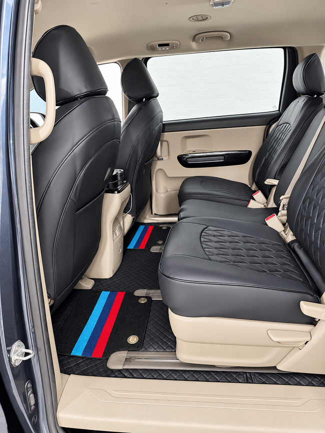 Custom seat cover installation