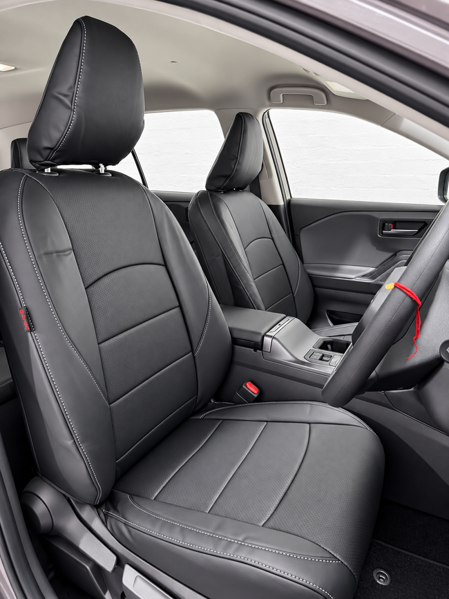Custom seat cover installation