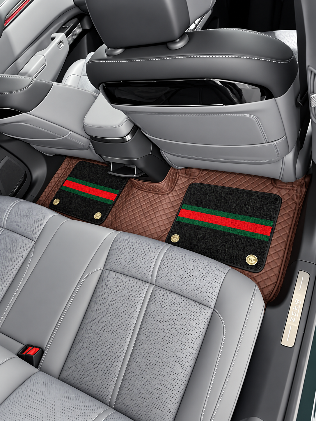 Custom floor mat installation