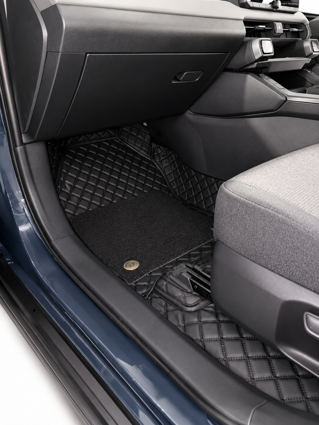 Custom floor mat installation