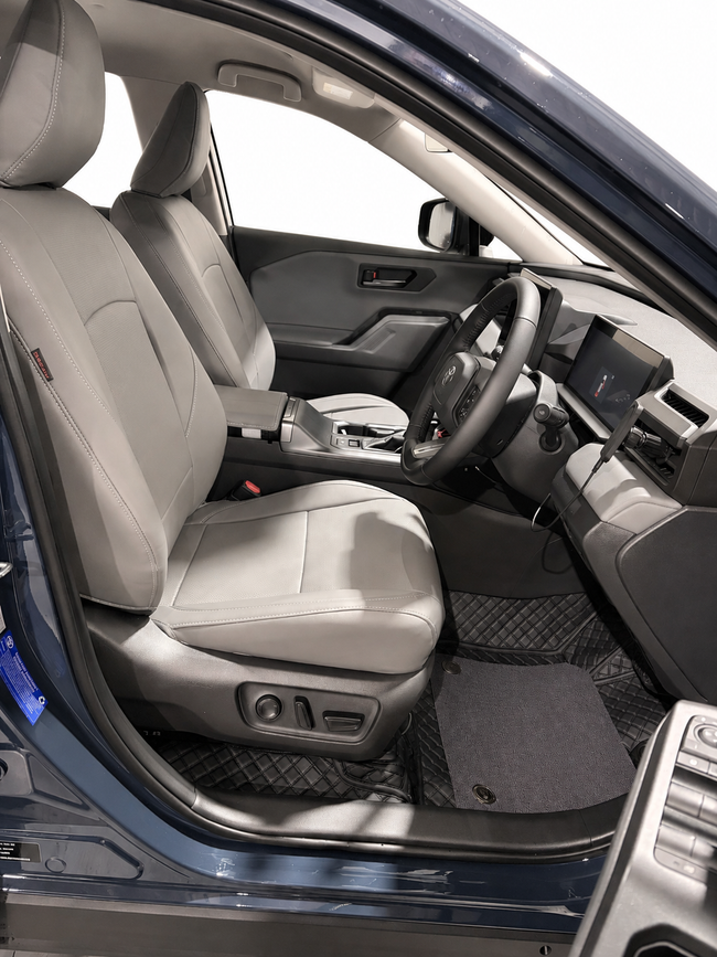 Custom seat cover installation