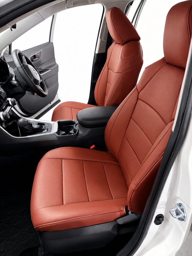 Custom seat cover installation