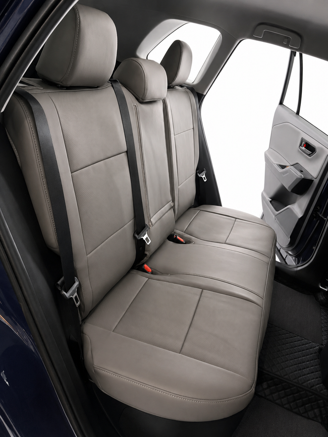 Custom seat cover installation